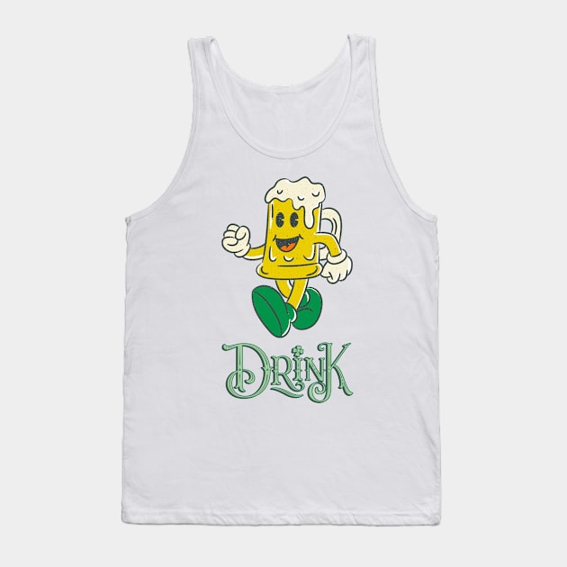 Drink.St. Patrick's Day Tank Top by Anatoliy Smirnov